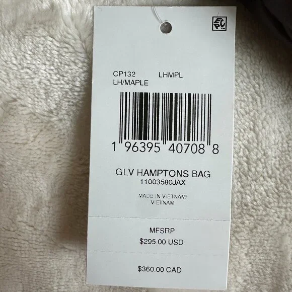 NWT! RARE! Coach CP132 Hamptons Bag In Maple/Silver Women's Shoulder Bag - Picture 9 of 9